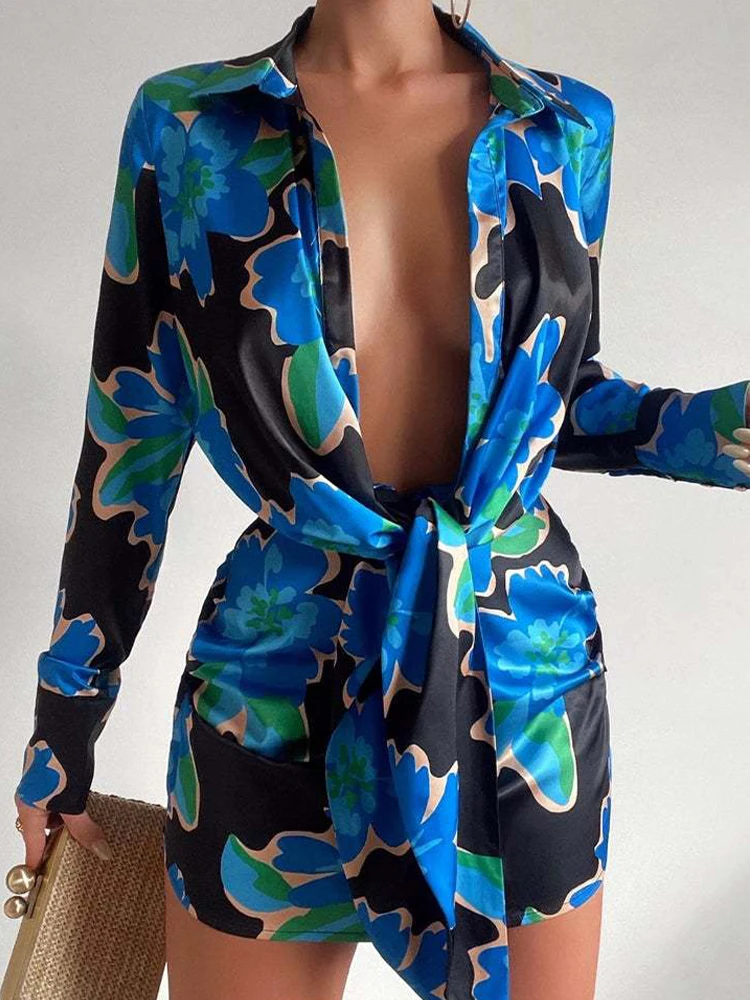 Women Dress 2022 Spring Long-Sleeve Turn Down Neck Printed Lace-Up Office Ladies Shirt Fashion Printed Sexy Slim Mini Summer Y2K
Women Dress 2022 Spring Long-Sleeve Turn Down Neck Printed Lace-Up Office Ladies Shirt Fashion Printed Sexy Slim Mini Summer Y2K