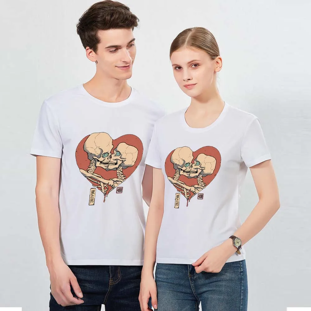 Couple T-shirt Japanese Casual All-match Cute Print Street Commuter Men and Women Trend Breathable Short-sleeved T-shirt
Couple T-shirt Japanese Casual All-match Cute Print Street Commuter Men and Women Trend Breathable Short-sleeved T-shirt