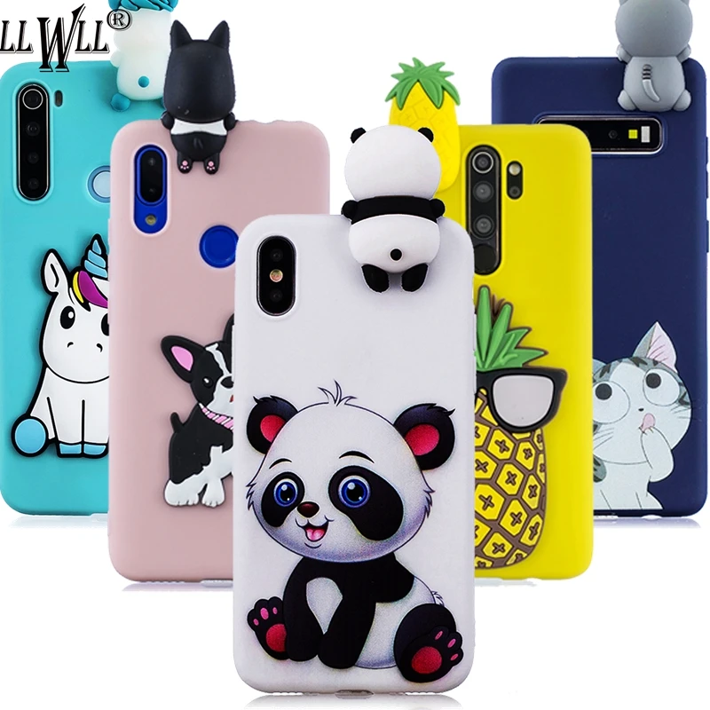 Силиконовый чехол для Huawei P20 P30 P40 Pro Plus P8 P9 Lite 2017 P10 P Smart 2019 мультяшный Кот единорог