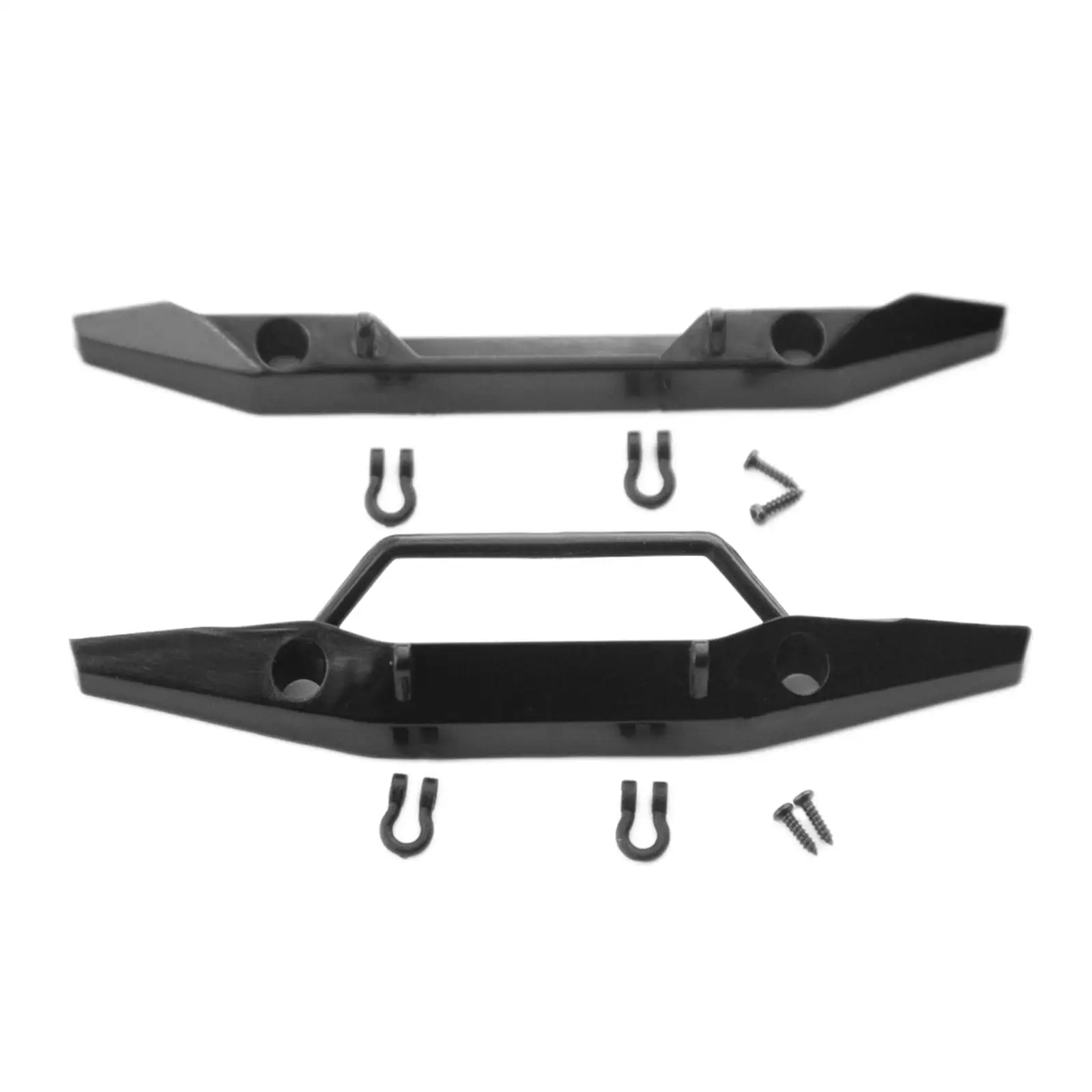RC Front&Rear Bumper with Trailer Hitch with Screws for 1/24 Scale RC Crawler Car, 71mm Long
RC Front&Rear Bumper with Trailer Hitch with Screws for 1/24 Scale RC Crawler Car, 71mm Long