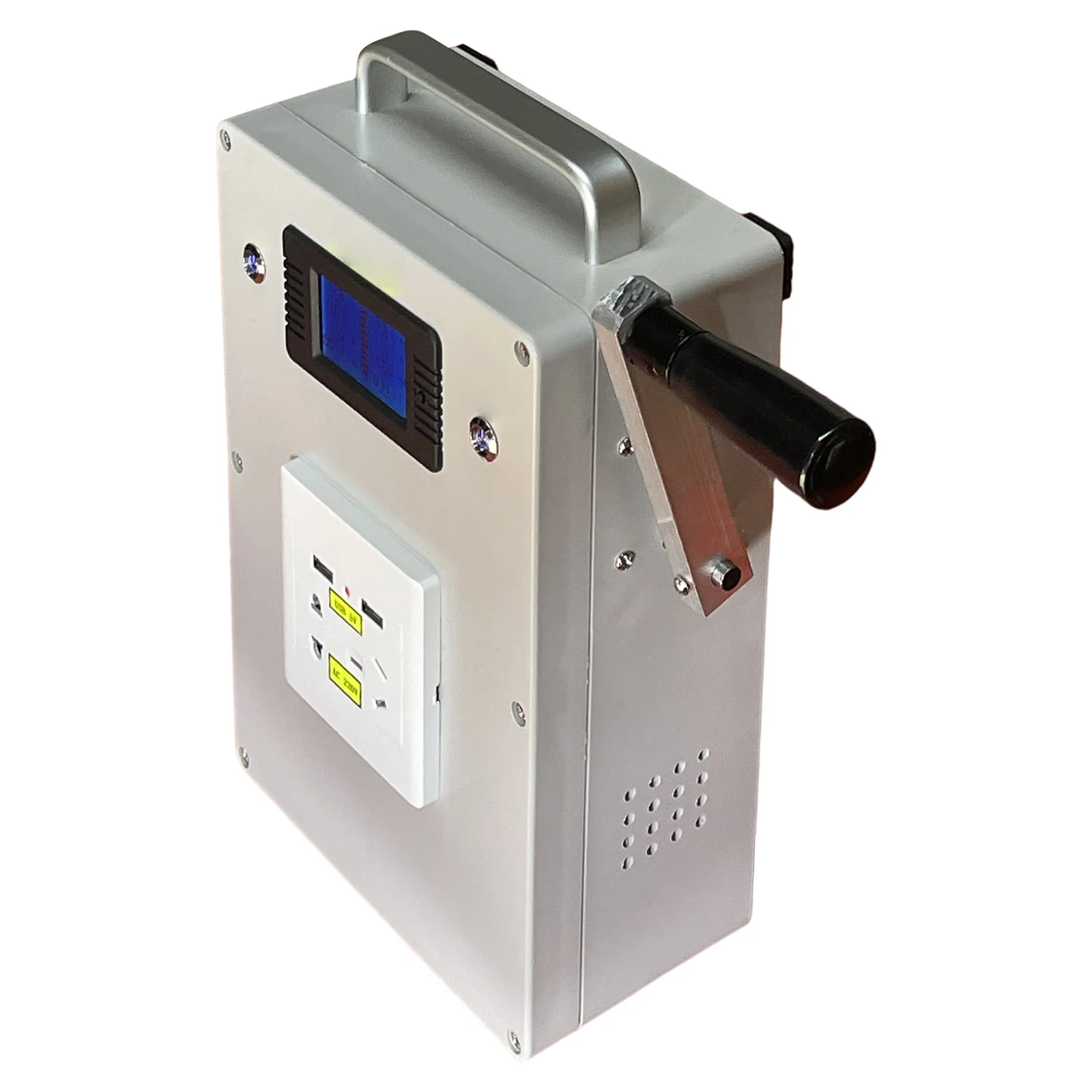 500W DC 12V AC 220v Multifunctional Brush Hand Generator Mobile Charging Treasure Suit Wild Life Saving Travel Home 5V 62400mah
500W DC 12V AC 220v Multifunctional Brush Hand Generator Mobile Charging Treasure Suit Wild Life Saving Travel Home 5V 62400mah