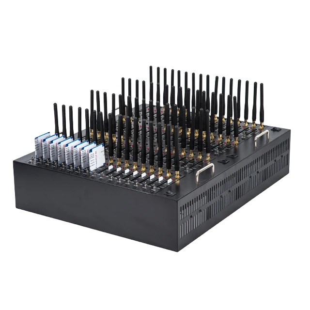 Wrieless GSM 2G SIM Modem SMS Voice Modem Gateway VOIP Equipment 64 Port SMS Modem Pool
Wrieless GSM 2G SIM Modem SMS Voice Modem Gateway VOIP Equipment 64 Port SMS Modem Pool