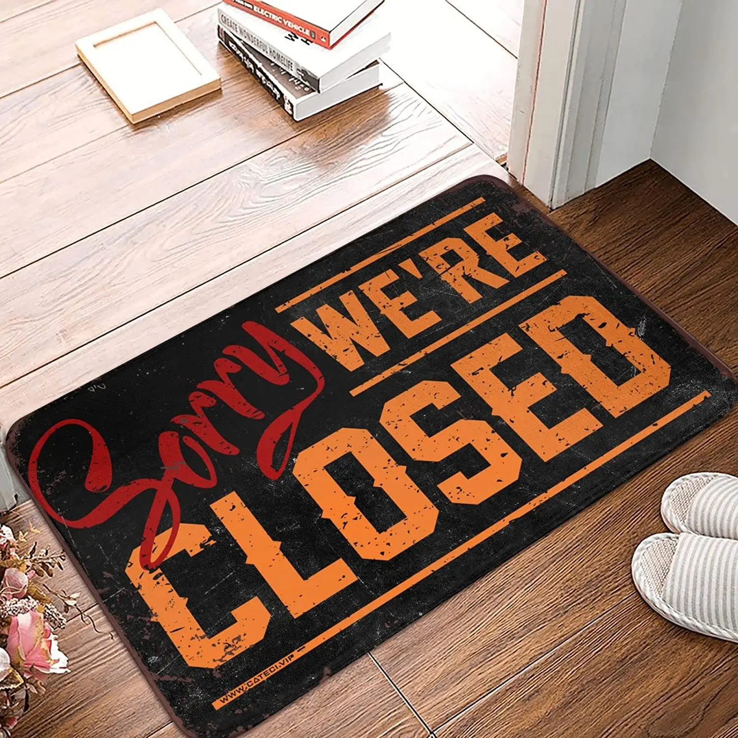 Home Door Mat Sorry We're Closed Rug Welcome Mats for Front Door Outdoor Retro Rugs Kitchen Carpet Bathroom Mat 40x60cm
Home Door Mat Sorry We're Closed Rug Welcome Mats for Front Door Outdoor Retro Rugs Kitchen Carpet Bathroom Mat 40x60cm