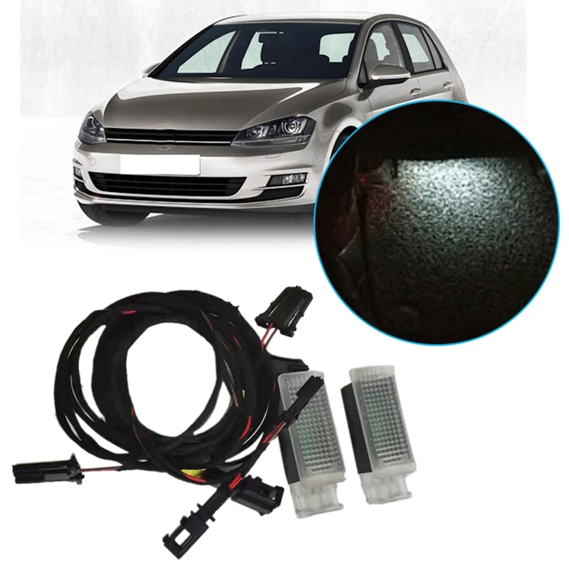 Car Interior LED Footwell Light Foot Lamp with Cable Wire Harness for PASSAT 3G B8 Golf 7 MK7 Tiguan 2017 5GG947409
Car Interior LED Footwell Light Foot Lamp with Cable Wire Harness for PASSAT 3G B8 Golf 7 MK7 Tiguan 2017 5GG947409