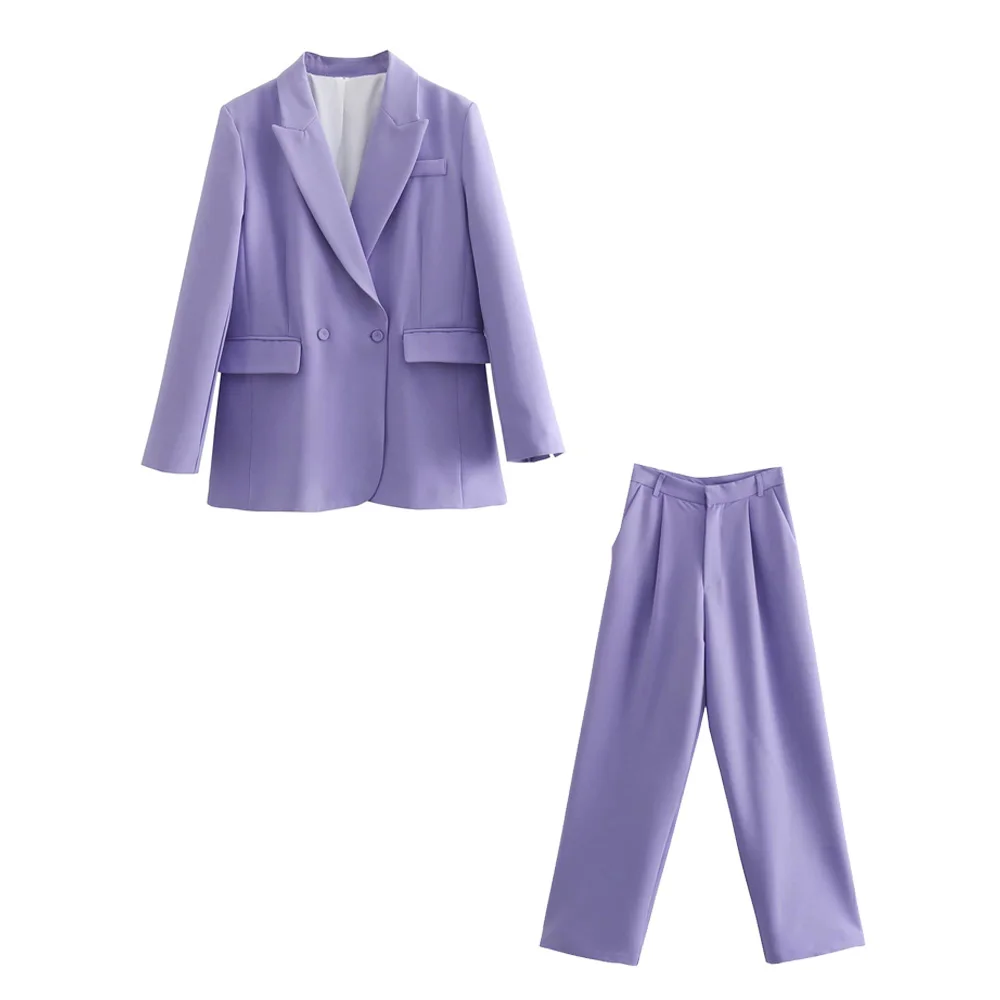 TRAF Women Fashion Double Breasted Loose Blazer Coat Vintage Long Sleeve Flap Pockets Female Outerwear Chic Veste Femme
TRAF Women Fashion Double Breasted Loose Blazer Coat Vintage Long Sleeve Flap Pockets Female Outerwear Chic Veste Femme