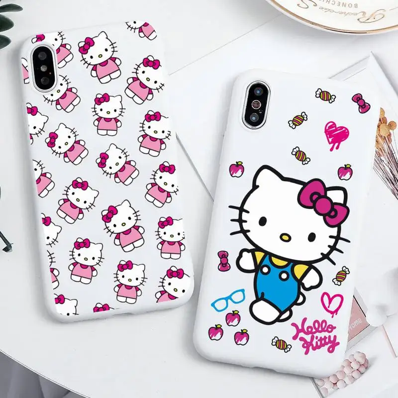 Cute Sanrio Hello Kitty Phone Case For iphone 14 Plus 13 12 Mini 11 Pro Max XS X XS XR White Cover
Cute Sanrio Hello Kitty Phone Case For iphone 14 Plus 13 12 Mini 11 Pro Max XS X XS XR White Cover