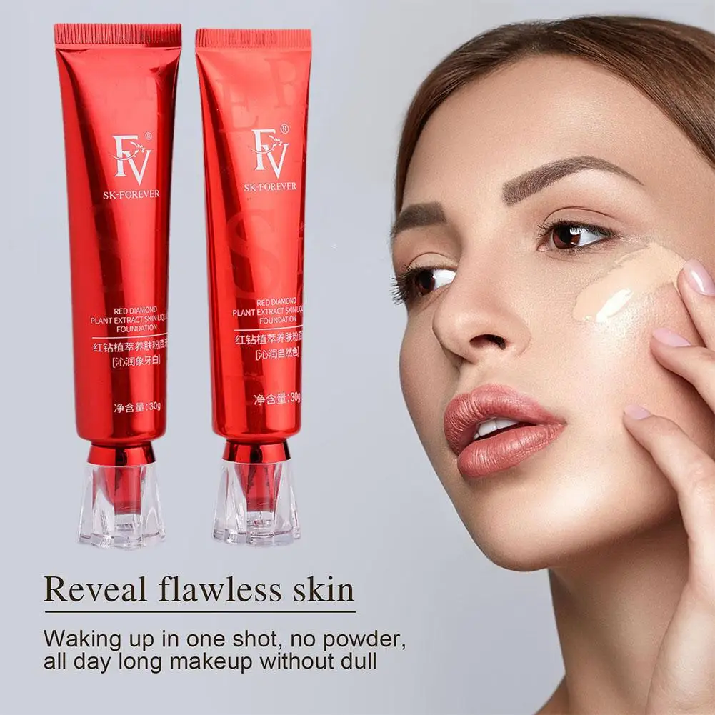 Qinrun Foundation liquid Nourishing Red Ginseng Bird's Nest Dry Skin Mixed Oil Skin Long-Lasting Concealer Bb Cream Makeup Face
Qinrun Foundation liquid Nourishing Red Ginseng Bird's Nest Dry Skin Mixed Oil Skin Long-Lasting Concealer Bb Cream Makeup Face