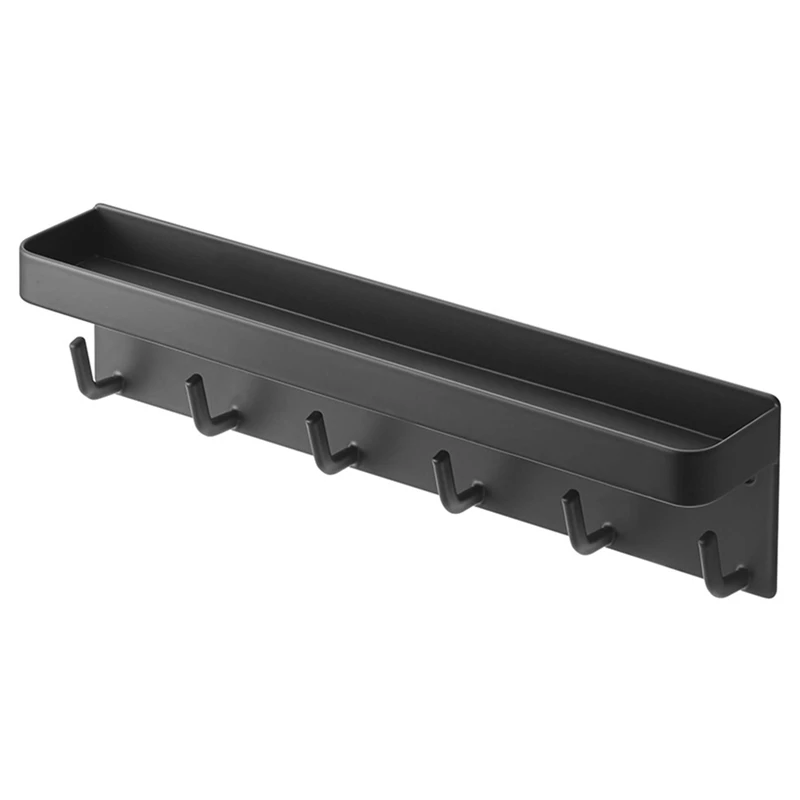 Key Holder, Key Holder Modern With Shelf And 6 Hooks, Self-Adhesive Key Storage, Key Board No Drilling Wall Mounting
Key Holder, Key Holder Modern With Shelf And 6 Hooks, Self-Adhesive Key Storage, Key Board No Drilling Wall Mounting