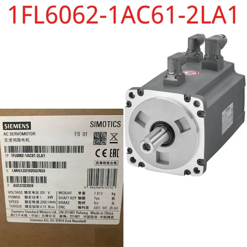 1FL6062-1AC61-2LA 1 Совершенно новый SIMOTICS S-1FL6-1FL6 рабочее напряжение 3AC 400 V Pn = 1 кВт; Nn = 2000 rpm M0 = 6 нм; MN = 4,78 нм
1FL6062-1AC61-2LA 1 Совершенно новый SIMOTICS S-1FL6-1FL6 рабочее напряжение 3AC 400 V Pn = 1 кВт; Nn = 2000 rpm M0 = 6 нм; MN = 4,78 нм