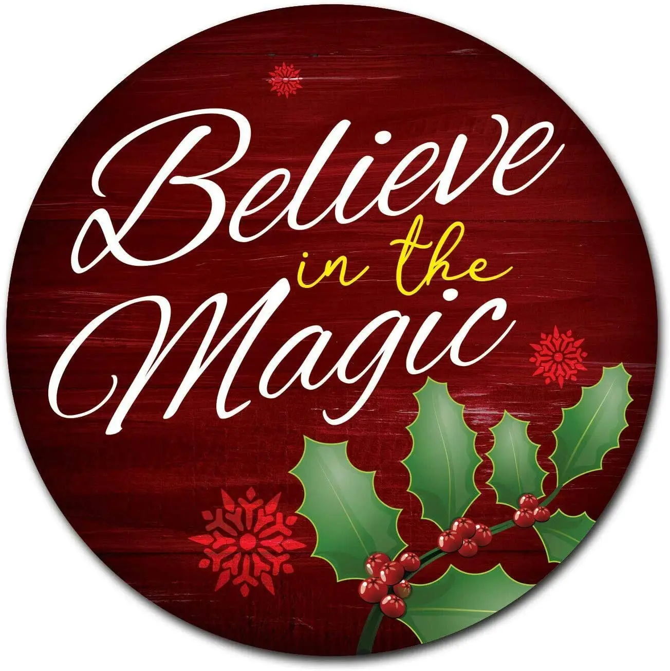 Believe in The Magic Circle Round Metal Tin Sign Hanging Board 12 inch Diameter Wall Decoration
Believe in The Magic Circle Round Metal Tin Sign Hanging Board 12 inch Diameter Wall Decoration