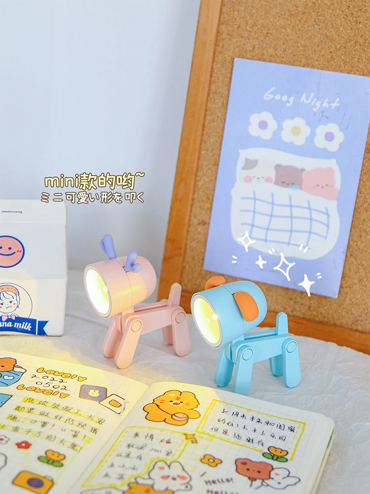 LED Night Light Mini Dog Shaped Mobile Phone Holder Deformed Warm Lighting Love LED 
LED Night Light Mini Dog Shaped Mobile Phone Holder Deformed Warm Lighting Love LED