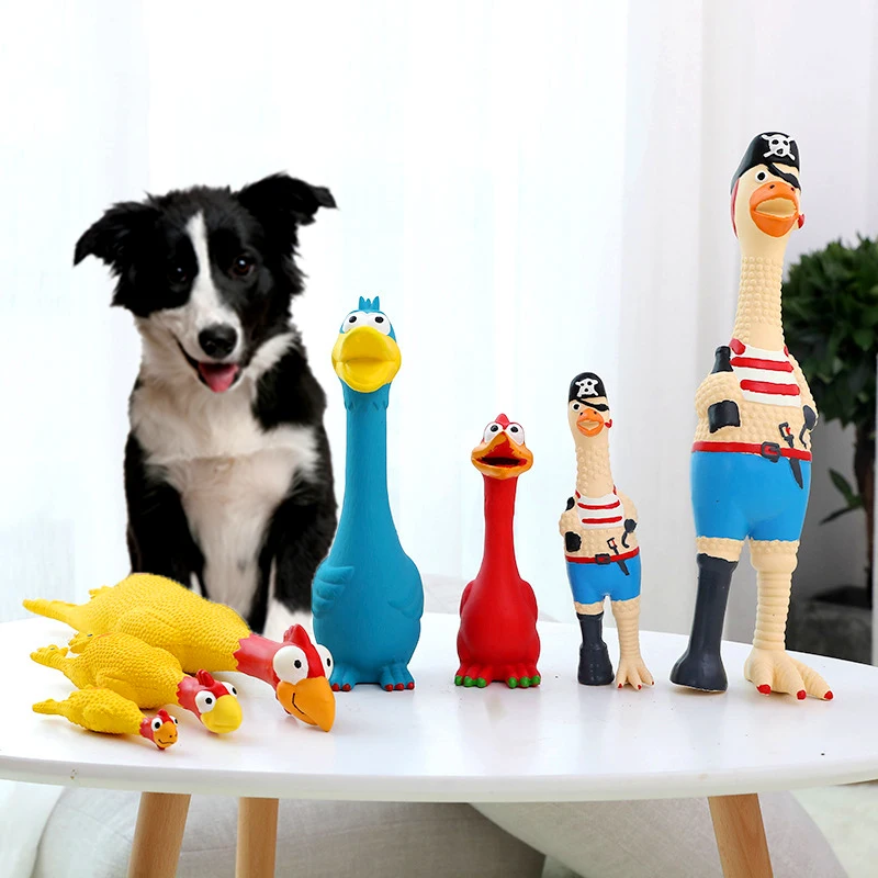 Rubber Funny Chicken Screaming Squawking Loud Sound Noise Large Squeeze Prank Novelty For Kids Adults Party Favor Prank Dog Toy
Rubber Funny Chicken Screaming Squawking Loud Sound Noise Large Squeeze Prank Novelty For Kids Adults Party Favor Prank Dog Toy