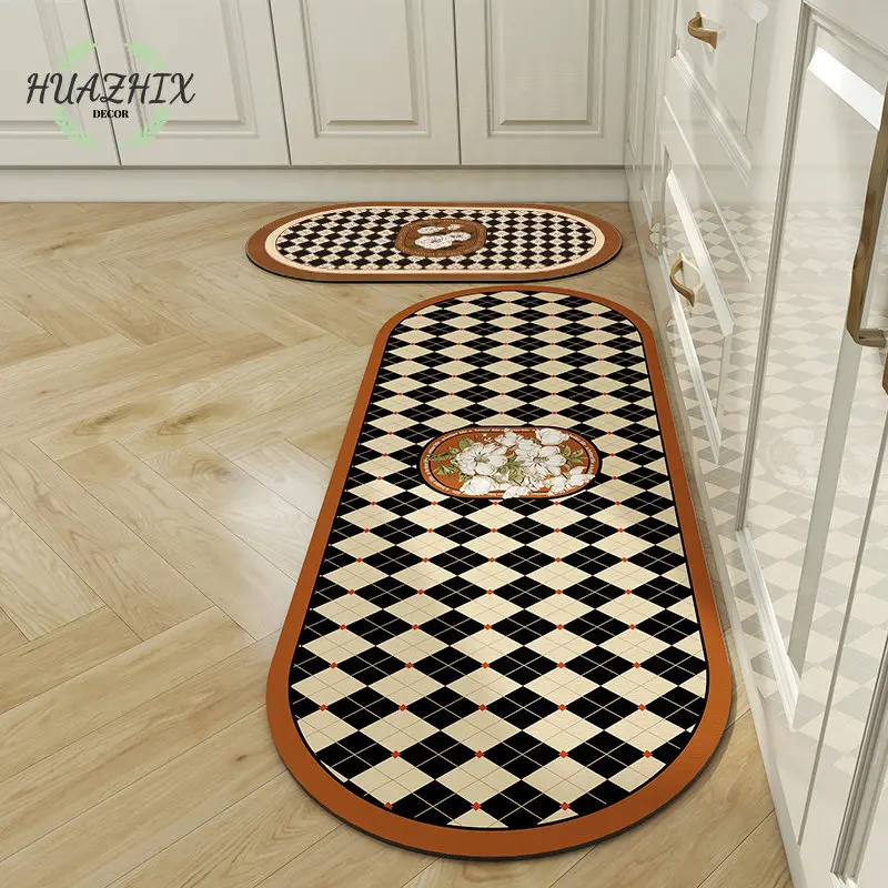 Grid Pattern Style Kitchen Living Room Bedroom Carpets Long Strip Bedside Rusg Anti-slip Bathroom Entrance Hallway Floor Mats
Grid Pattern Style Kitchen Living Room Bedroom Carpets Long Strip Bedside Rusg Anti-slip Bathroom Entrance Hallway Floor Mats