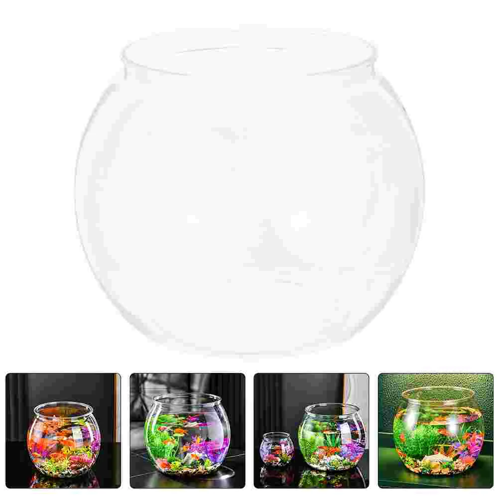 Goldfish Bowl Tabletop Tank Storage Pot Beverage Container Micro Landscape Round Plastic Drink Containers Decor Bowls
Goldfish Bowl Tabletop Tank Storage Pot Beverage Container Micro Landscape Round Plastic Drink Containers Decor Bowls