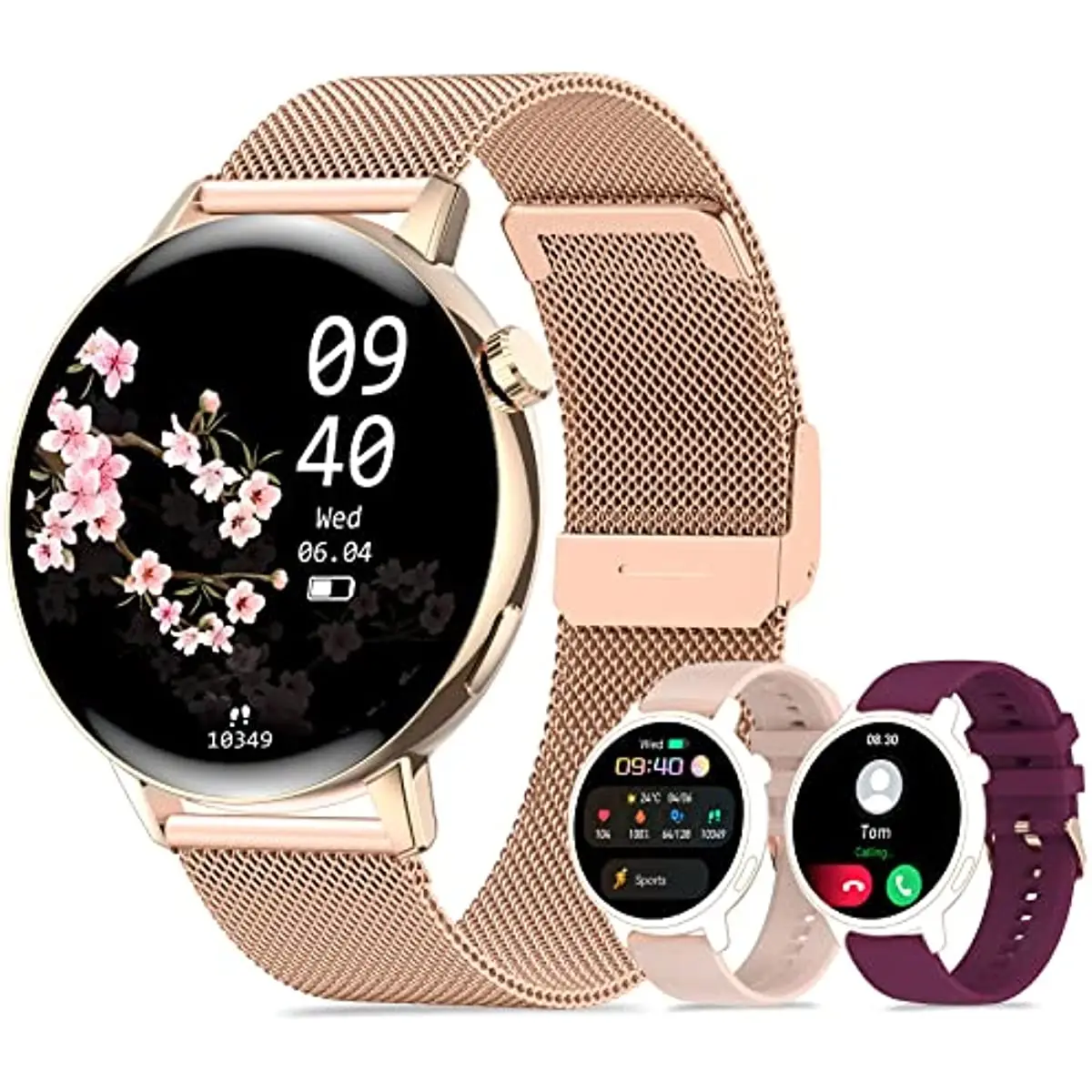 Умные часы для женщин, Смарт-часы для Android и iOS телефонов, Водонепроницаемый Фитнес-трекер активности, 20 спортивных режимов
Умные часы для женщин, Смарт-часы для Android и iOS телефонов, Водонепроницаемый Фитнес-трекер активности, 20 спортивных режимов