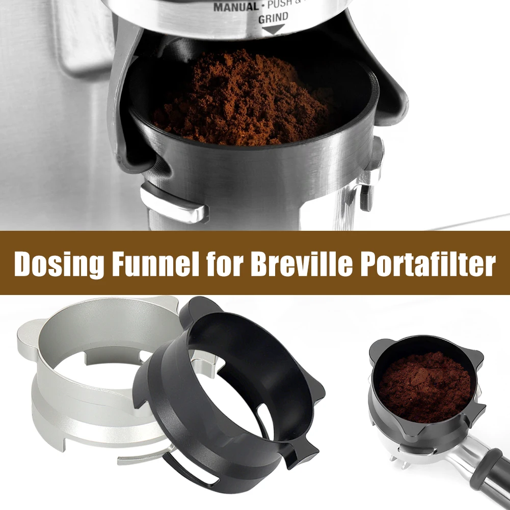 54mm 2pcs Dosing Funnel High-quality Aluminum Alloy Espresso Dosing Funnel For Breville 8-series Espresso Machines Cappuccino
54mm 2pcs Dosing Funnel High-quality Aluminum Alloy Espresso Dosing Funnel For Breville 8-series Espresso Machines Cappuccino