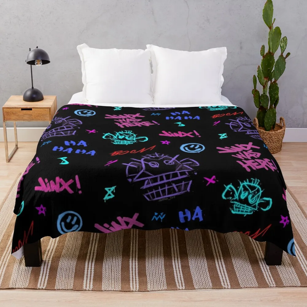 Jinx Arcane | Graffiti Sheet Sticker Throw Blanket Velor Blankets Large Blanket Custom Blankets
Jinx Arcane | Graffiti Sheet Sticker Throw Blanket Velor Blankets Large Blanket Custom Blankets