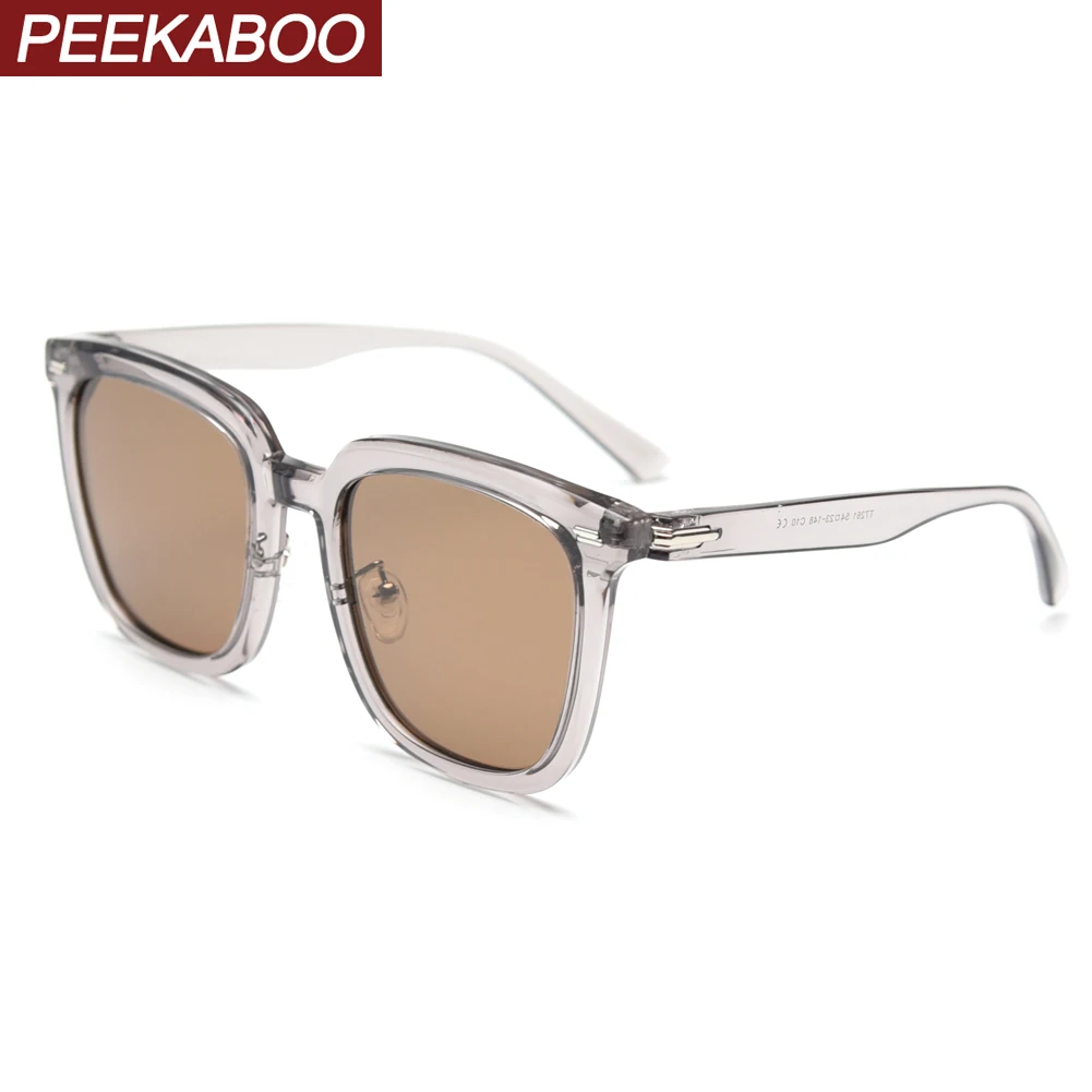 Peekaboo TR90 big frame sunglasses polarized male korean fashion orange green square sun glasses for women travel accessories
Peekaboo TR90 big frame sunglasses polarized male korean fashion orange green square sun glasses for women travel accessories