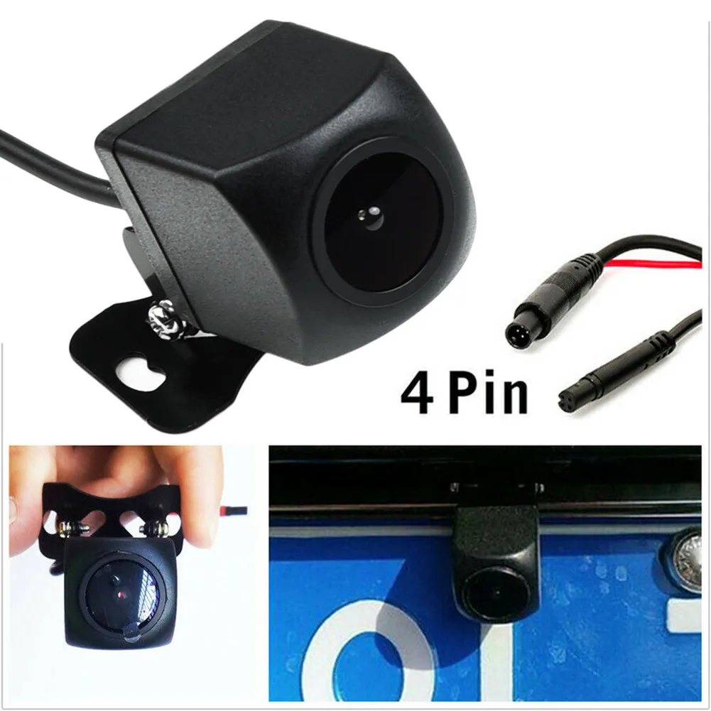 

1pc Rear View Camera Waterproof 12V 170 Degrees With 4Pin For Car SUV Mirror Dash Cam AHD H65 High-definition Car Electronics