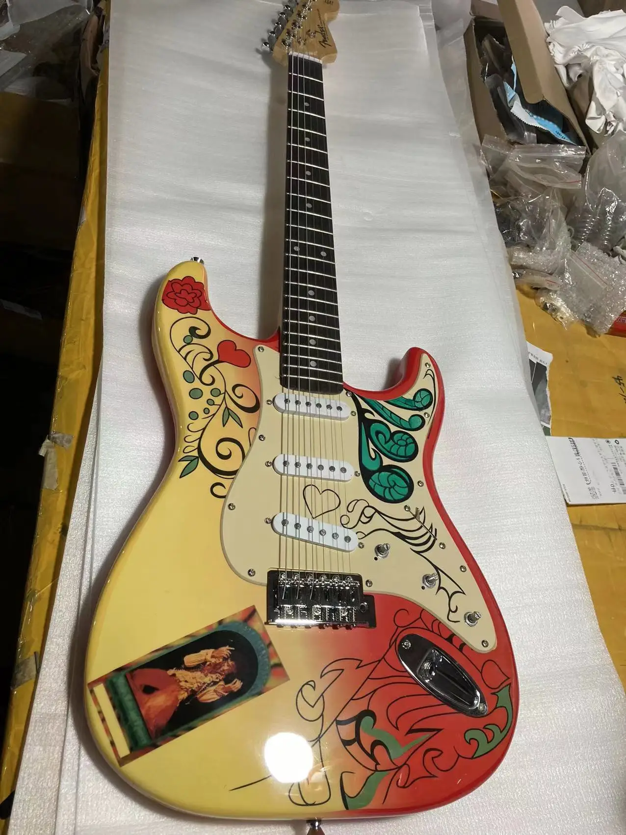 Oem Jim Hendrix 6 String Electric Guitar Basswood Body Rosewood Fretboard Glossy Finish Free Delivery
Oem Jim Hendrix 6 String Electric Guitar Basswood Body Rosewood Fretboard Glossy Finish Free Delivery