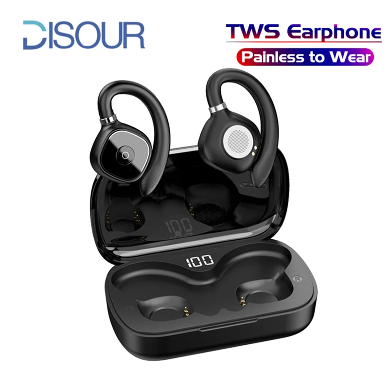 Беспроводные наушники DISOUR, Bluetooth 5,3, Hi-Fi стерео, бас, спортивные водонепроницаемые наушники, шумоподавление, гарнитура с ушным крючком, гарнитура
Беспроводные наушники DISOUR, Bluetooth 5,3, Hi-Fi стерео, бас, спортивные водонепроницаемые наушники, шумоподавление, гарнитура с ушным крючком, гарнитура