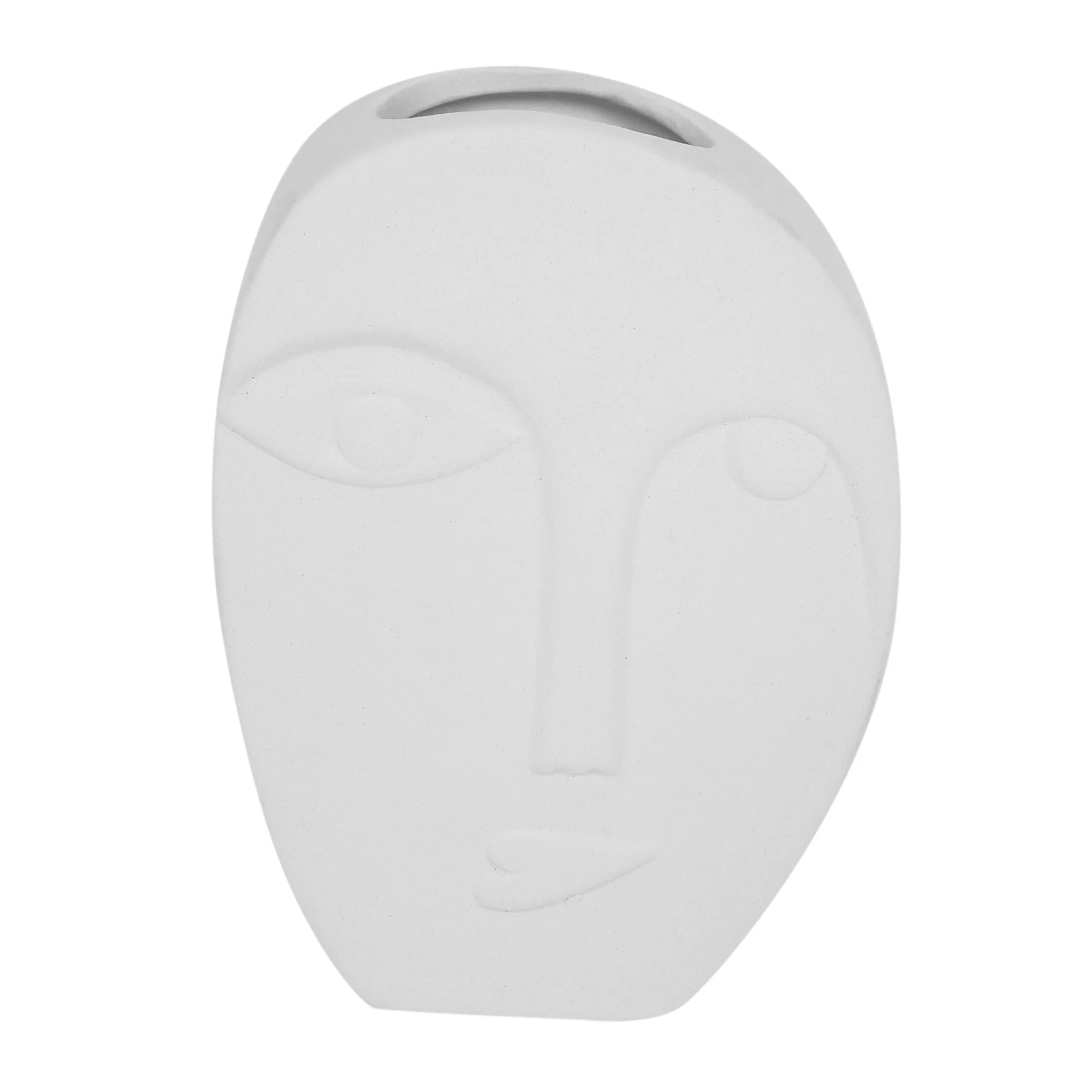 Simple Face Vase Ceramic Ornaments Home Decor Flower Pot Flower Basket Living Room Home Bedroom Flower Vases-A 
Simple Face Vase Ceramic Ornaments Home Decor Flower Pot Flower Basket Living Room Home Bedroom Flower Vases-A