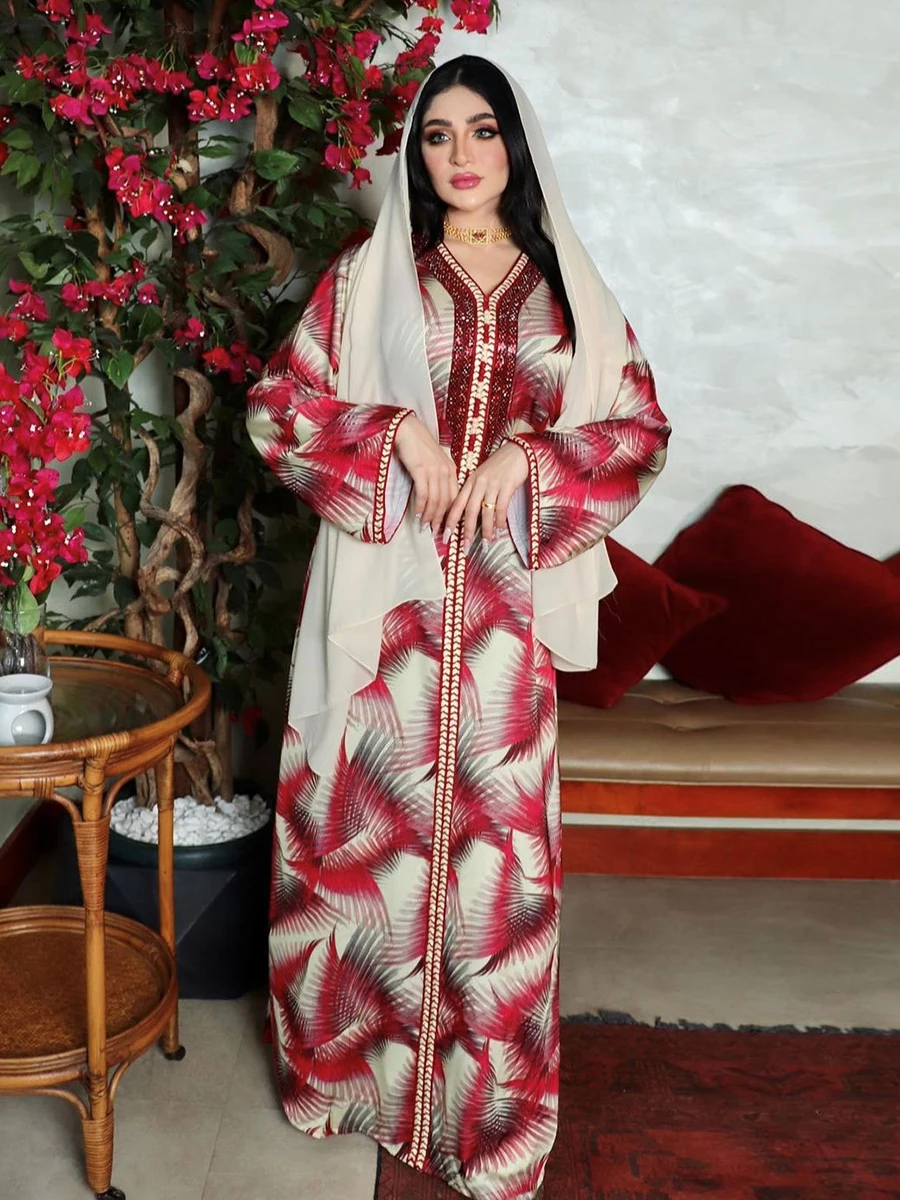 Eid Mubarak Women Diamond Ribbon Patchwork Print Hijab Abayas Dress Dubai Morocco Turkey Arabic Islamic Clothes Ramadan Jalabya
Eid Mubarak Women Diamond Ribbon Patchwork Print Hijab Abayas Dress Dubai Morocco Turkey Arabic Islamic Clothes Ramadan Jalabya