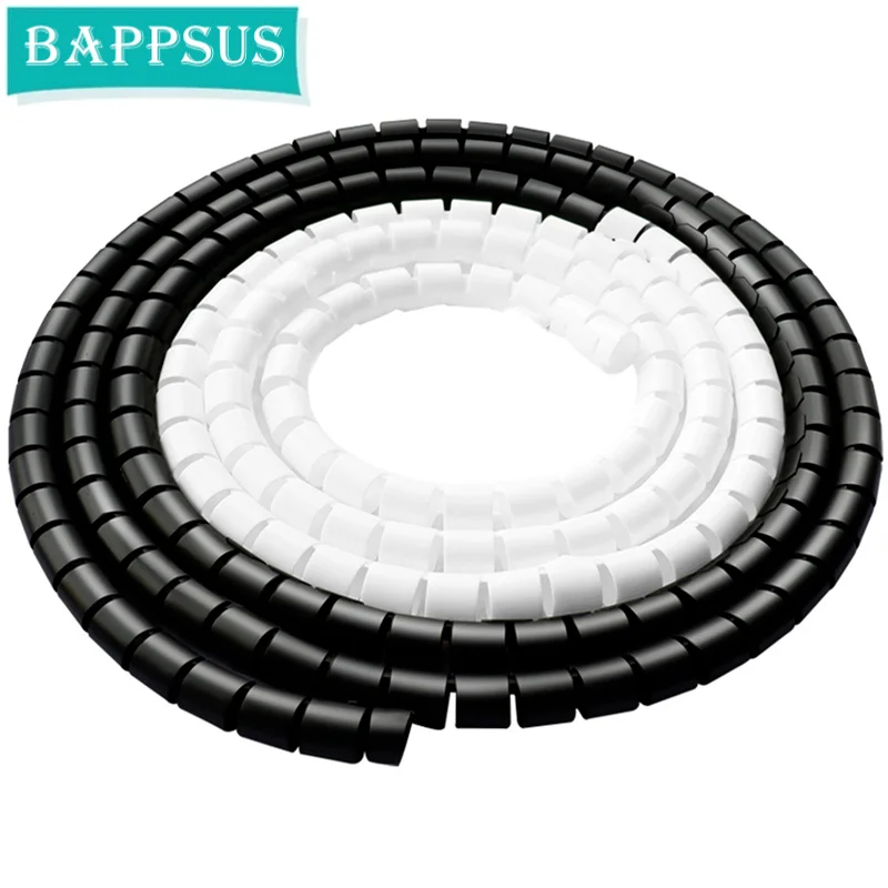 Проволочная спираль для кабелей 2 м черная/белая 8 мм/10 мм/28 мм 
Проволочная спираль для кабелей 2 м черная/белая 8 мм/10 мм/28 мм