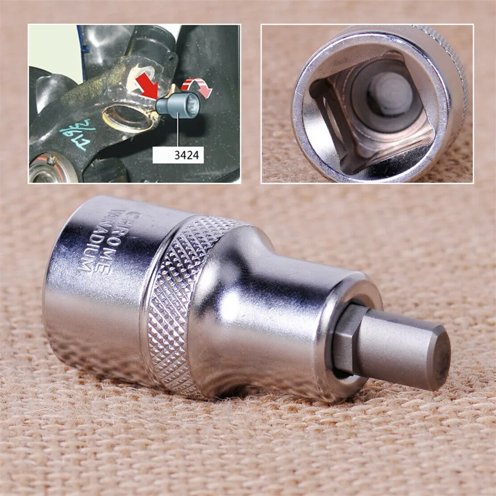 

Car Suspension Strut Spreader Socket 3424 Special Tool VAG Silver Spindle Housing Spreader Tool Replacement For-VW-AUDI Car Sus