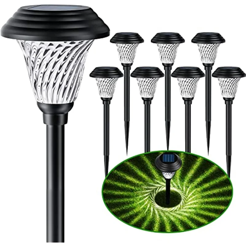 Solar Outdoor Lights 8pack Waterproof Pathway Lights Lasting Landscape Lighting Garden Decorative for Walkway Patio Yard & Lawn
Solar Outdoor Lights 8pack Waterproof Pathway Lights Lasting Landscape Lighting Garden Decorative for Walkway Patio Yard & Lawn