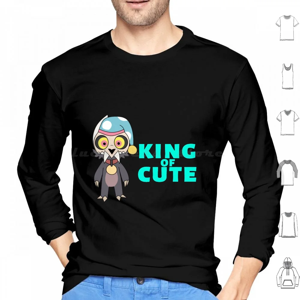 

King Of Cute-The Owl House Hoodies Long Sleeve The Owl House Owl House Luz Eda Luz Noceda Amity Blight King Owl