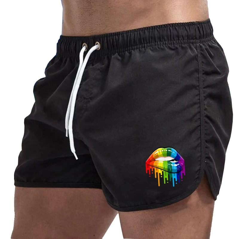 Summer Men's Shorts Lip Printing Sport Casual Fitness Breathable Training Drawstring Candy Colors Loose Male Beach Pants S-3XL
Summer Men's Shorts Lip Printing Sport Casual Fitness Breathable Training Drawstring Candy Colors Loose Male Beach Pants S-3XL