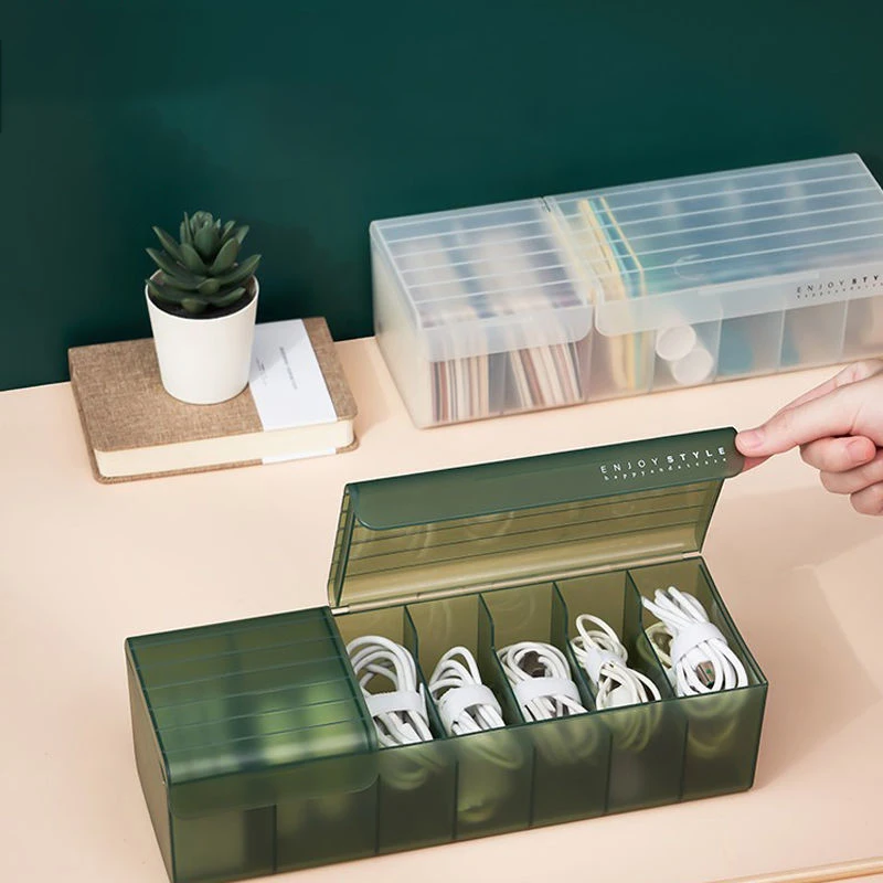 Data Cable Organizer Storage Box For Usb Cable Makeup Drawer Sorting Finishing Box With Lid In Bedroom Dresser,Office
Data Cable Organizer Storage Box For Usb Cable Makeup Drawer Sorting Finishing Box With Lid In Bedroom Dresser,Office