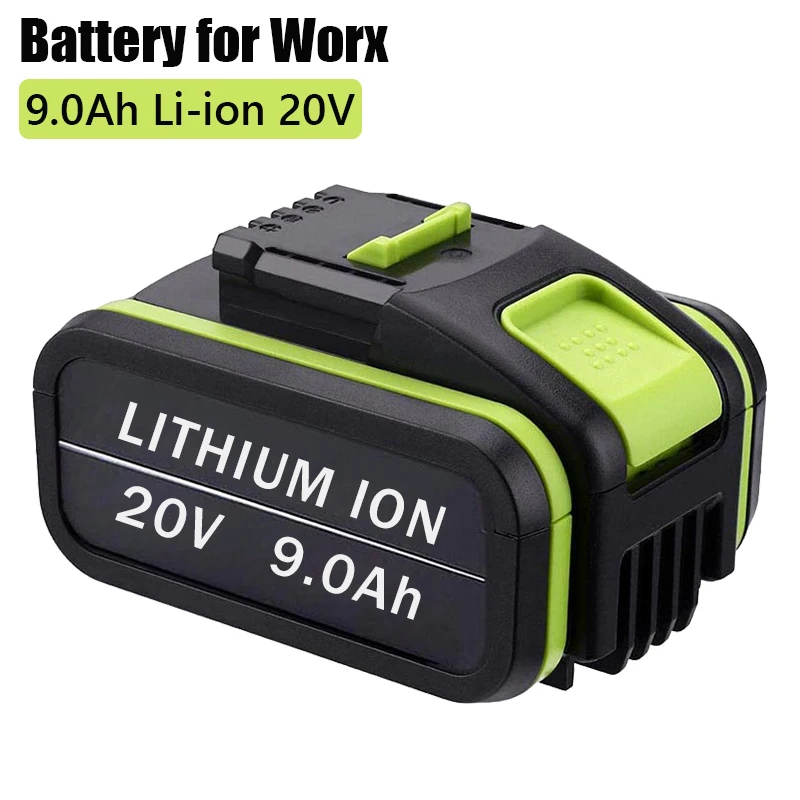 2022 NEW 20V 9000mAh Lithium Rechargeable Replacement Battery for Worx Power Tools WA3551 WA3553 WX390 WX176 WX178 WX386 WX678
2022 NEW 20V 9000mAh Lithium Rechargeable Replacement Battery for Worx Power Tools WA3551 WA3553 WX390 WX176 WX178 WX386 WX678
