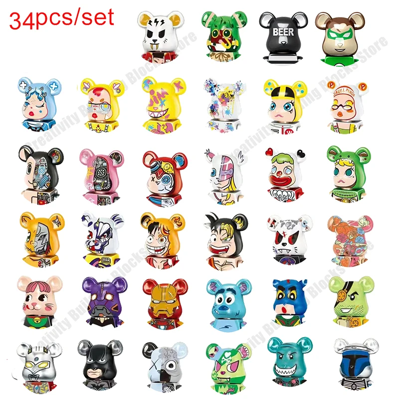 New Disney Steel Violence Bear block animation cartoon mini action doll assembly toys birthday gift toys for children
New Disney Steel Violence Bear block animation cartoon mini action doll assembly toys birthday gift toys for children