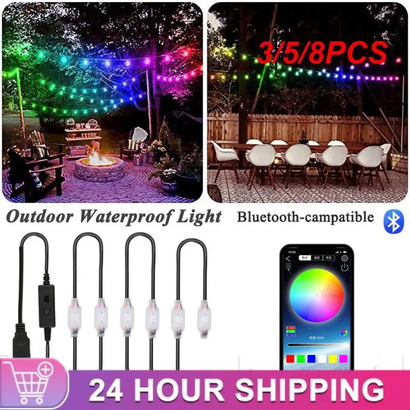 3/5/8PCS Adjustable Decorative Lighting. Waterproof Atmosphere Light String Outdoor App Control Atmosphere Light 
3/5/8PCS Adjustable Decorative Lighting. Waterproof Atmosphere Light String Outdoor App Control Atmosphere Light