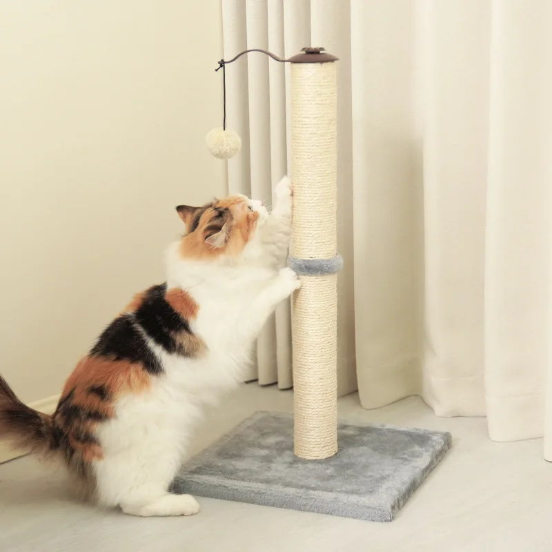 Cats Toy Sisal Cat Scratching Post for Kitten Climbing Post Jumping Tower Toy with Ball Cat Scraper Pet Furniture Accessories
Cats Toy Sisal Cat Scratching Post for Kitten Climbing Post Jumping Tower Toy with Ball Cat Scraper Pet Furniture Accessories