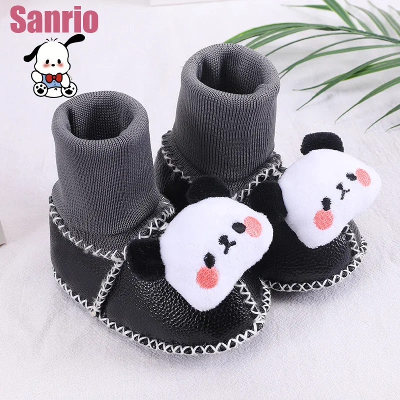 Sanrio Pachacco My Melody Cinnamoroll Kawaii Cartoon Children's Winter Plush Warm Thickened Soft Sole Baby Shoes Cute Shoes
Sanrio Pachacco My Melody Cinnamoroll Kawaii Cartoon Children's Winter Plush Warm Thickened Soft Sole Baby Shoes Cute Shoes