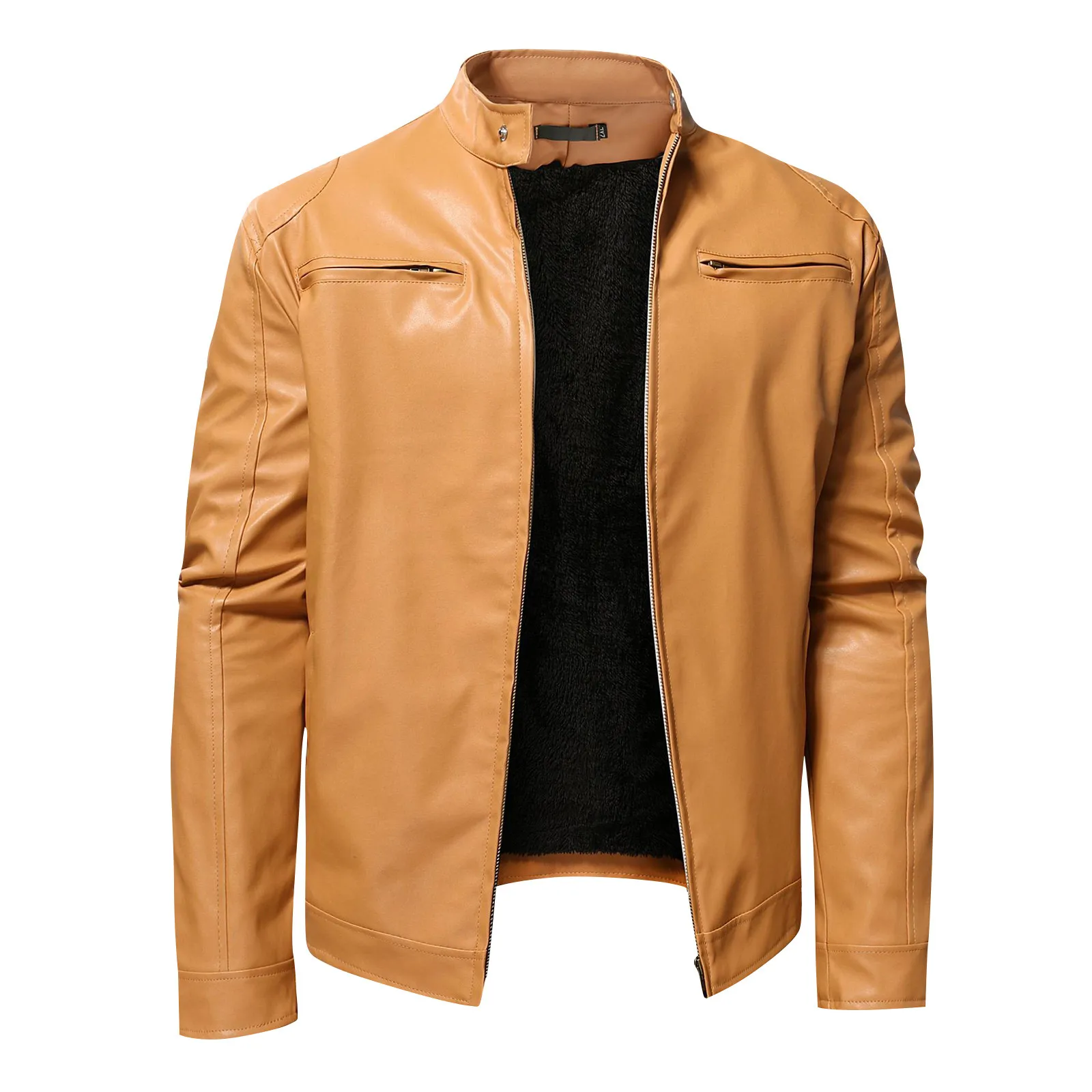 Spring Autumn Leather Jacket Men Stand Collar Slim Pu Leather Jacket Trend Motorcycle Mens Moto Biker Coat Streetwear
Spring Autumn Leather Jacket Men Stand Collar Slim Pu Leather Jacket Trend Motorcycle Mens Moto Biker Coat Streetwear