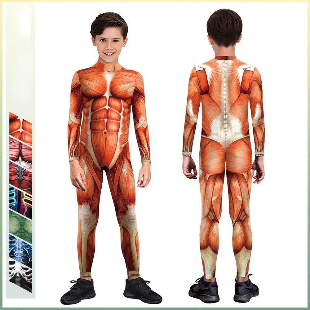 Children's Halloween Creative Digital Printing Anime Cosplay Muscle Performance Bodysuit Fantasy Skeleton Costume Kids Girl Boy
Children's Halloween Creative Digital Printing Anime Cosplay Muscle Performance Bodysuit Fantasy Skeleton Costume Kids Girl Boy