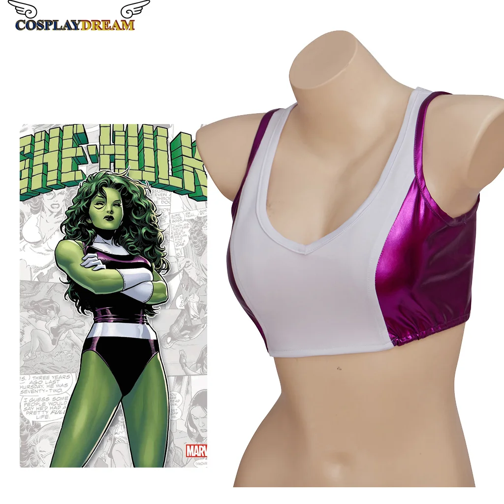 Женский костюм для косплея She Hulk, костюм супергероя, сексуальный корсет, наряд для Хэллоуина
Женский костюм для косплея She Hulk, костюм супергероя, сексуальный корсет, наряд для Хэллоуина