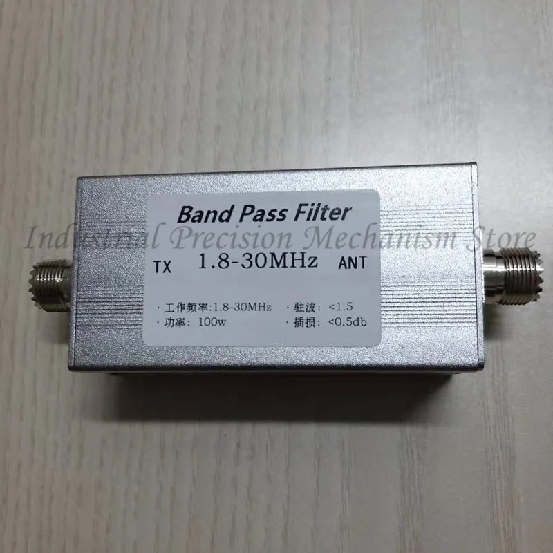 Фильтр коротковолнового диапазона 1,8-30 МГц, BPF анти-заклинивание/Улучшение селективности/подавление препятствий. Потеря: менее 0,5 дБ
Фильтр коротковолнового диапазона 1,8-30 МГц, BPF анти-заклинивание/Улучшение селективности/подавление препятствий. Потеря: менее 0,5 дБ