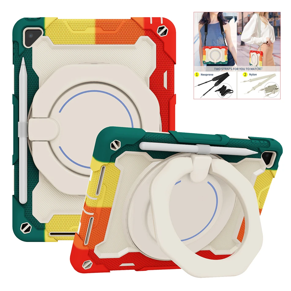 For iPad Air 2 Handle Kids Case with Shoulder Strap for iPad 9.7 2018 2017 Pro 9.7 Shockproof Silicone Cover
For iPad Air 2 Handle Kids Case with Shoulder Strap for iPad 9.7 2018 2017 Pro 9.7 Shockproof Silicone Cover