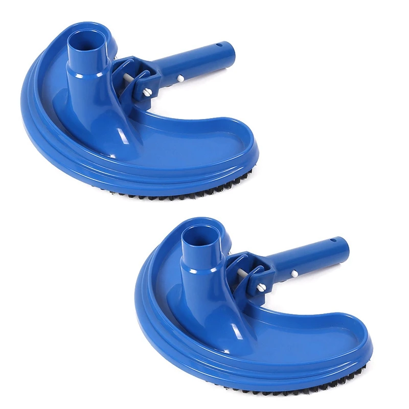 2PCS Brush Cleaner Pool Suction Head Brush Cleaner Half Moon Flexible Swimming Pool Cleaning Tool Curved Brush Head Blue
2PCS Brush Cleaner Pool Suction Head Brush Cleaner Half Moon Flexible Swimming Pool Cleaning Tool Curved Brush Head Blue