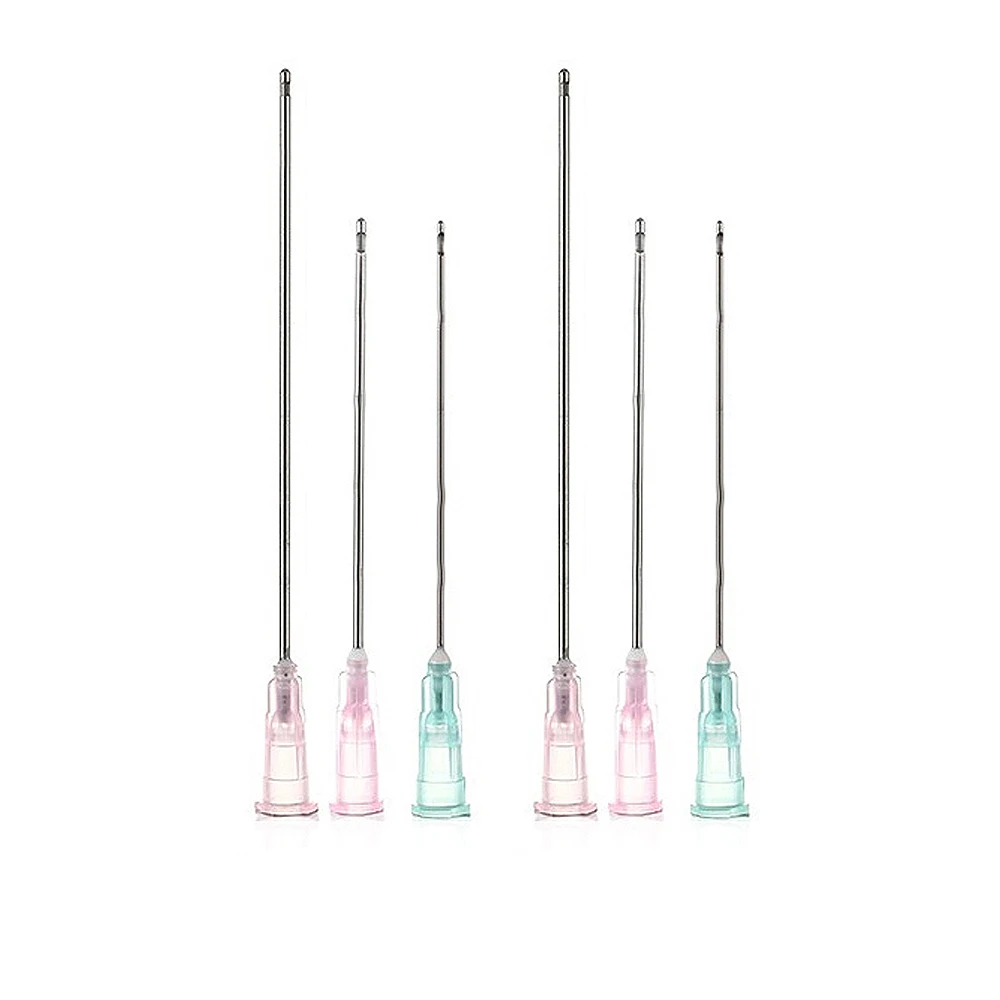 Smooth Thread 26g 27g 29g 30g Cog Screw Mono Double Needle Fox Eye Nose Up V Line Hilos Blunt Cannula
Smooth Thread 26g 27g 29g 30g Cog Screw Mono Double Needle Fox Eye Nose Up V Line Hilos Blunt Cannula