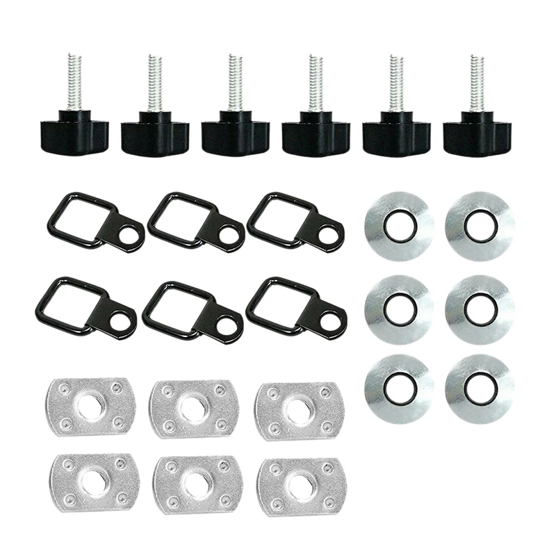 Hardtop Quick Removal Thumb Screw D-Rings Kit for Jeep Wrangler CJ YJ TJ JK JKU
Hardtop Quick Removal Thumb Screw D-Rings Kit for Jeep Wrangler CJ YJ TJ JK JKU