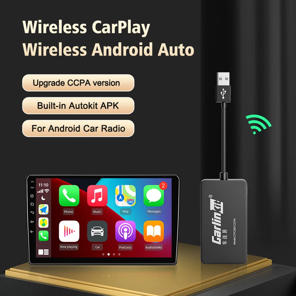 Обновленный CarlinKit беспроводной Android CarPlay беспроводной адаптер автомобильный мультимедийный плеер USB-ключ для автомобиля Ariplay Smart Link IOS14 15
Обновленный CarlinKit беспроводной Android CarPlay беспроводной адаптер автомобильный мультимедийный плеер USB-ключ для автомобиля Ariplay Smart Link IOS14 15