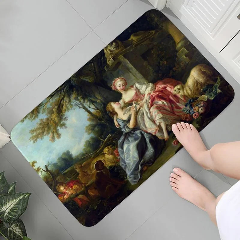 Bedroom Carpet Anti-slip Washable Rug Entrance Doormat Mats Art Decoration Renaissance Art Parlor Mat Room Carpets Prayer Rug
Bedroom Carpet Anti-slip Washable Rug Entrance Doormat Mats Art Decoration Renaissance Art Parlor Mat Room Carpets Prayer Rug