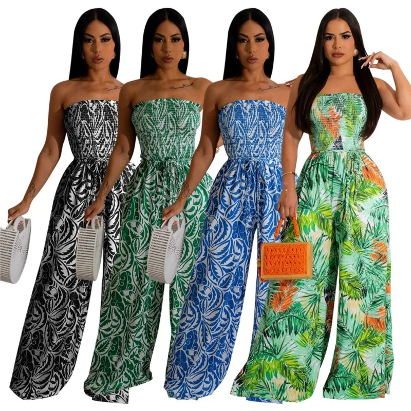 2023 Beach Cover Up Outouts Summer Dress For Women Sexy Sleeveless Backless Print Leg Jumpsuit Piece Hair Polyester Pareos
2023 Beach Cover Up Outouts Summer Dress For Women Sexy Sleeveless Backless Print Leg Jumpsuit Piece Hair Polyester Pareos