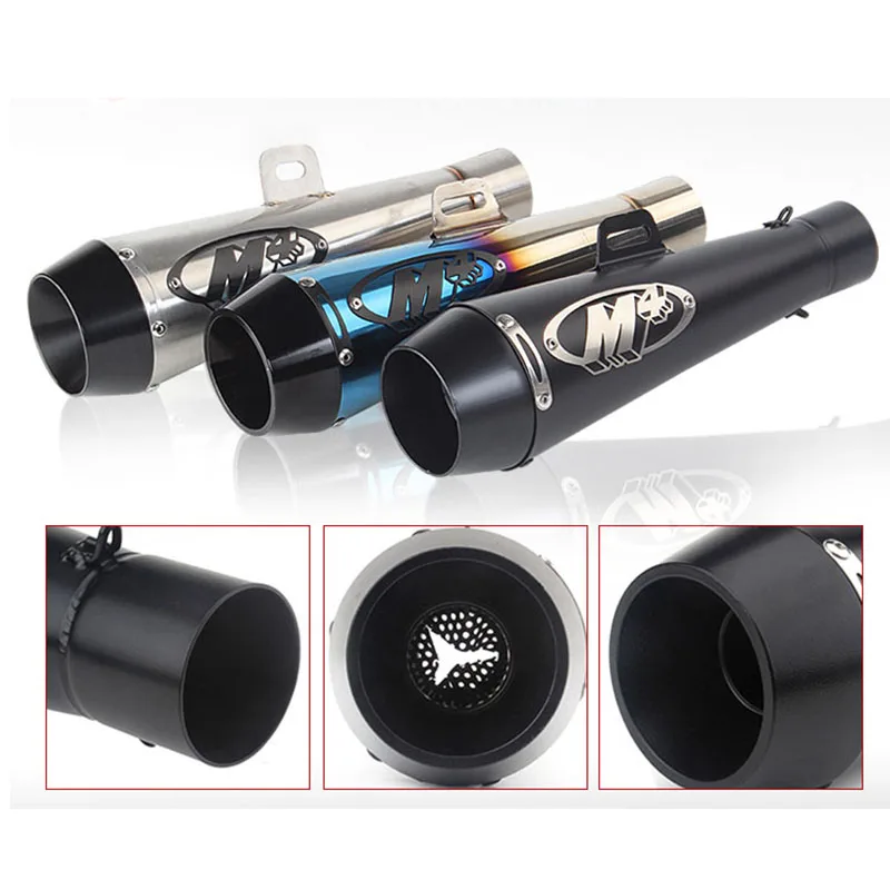 Universal Motorcycle Exhaust Muffler Pipe M4 Large Displacement Pipe escape moto For CBR1000 TMAX500 DUKE200 RC390 MT09 R6 R3
Universal Motorcycle Exhaust Muffler Pipe M4 Large Displacement Pipe escape moto For CBR1000 TMAX500 DUKE200 RC390 MT09 R6 R3